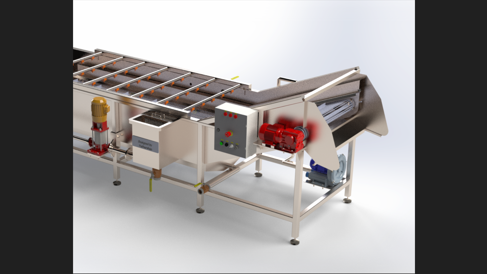 食堂全自动蔬菜水果苹果清洗机洗菜机
